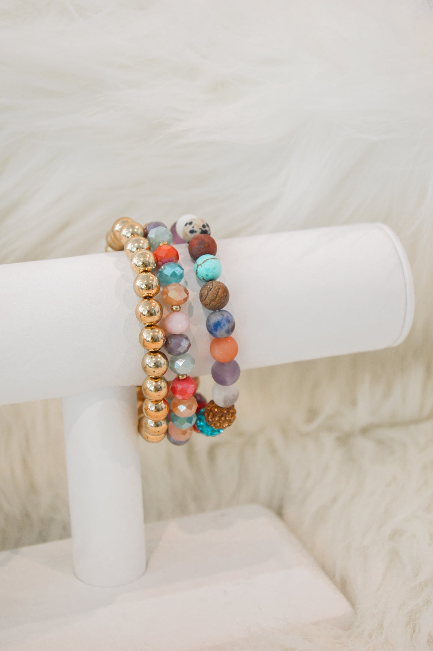 Multicolor Beaded Bracelet Set