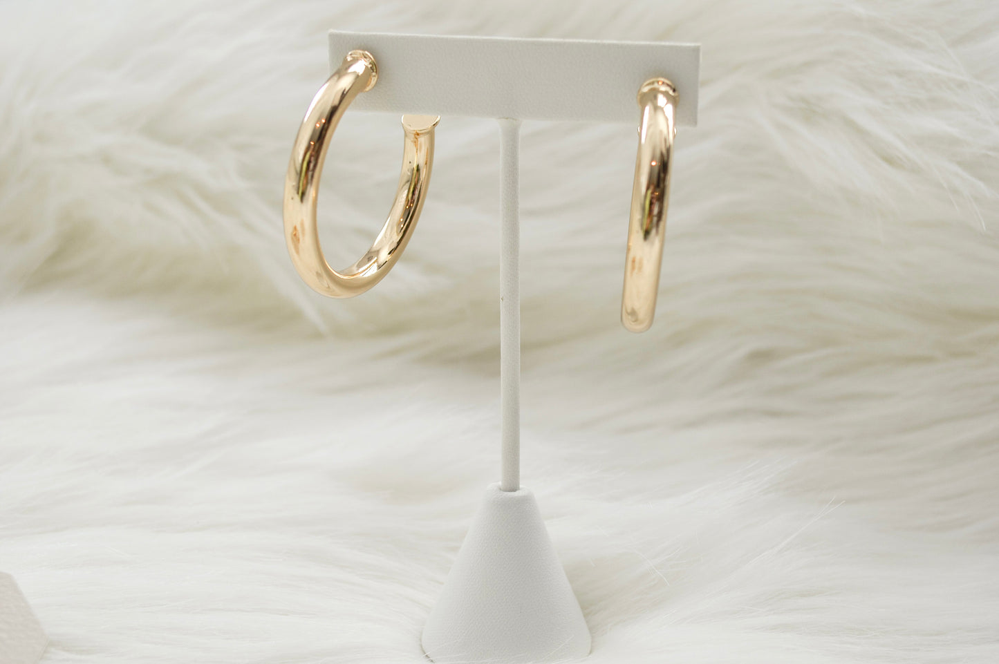 Shiny Gold Hoops