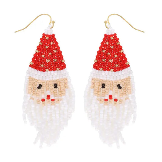 Santa Tassel Earrings