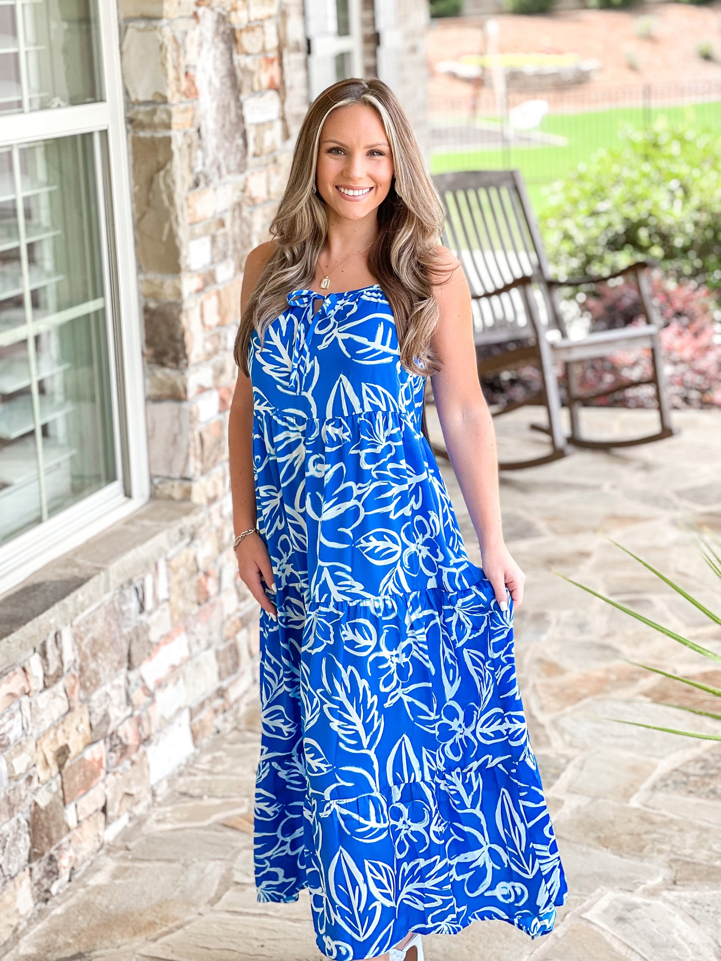 Maui Floral Midi Dress